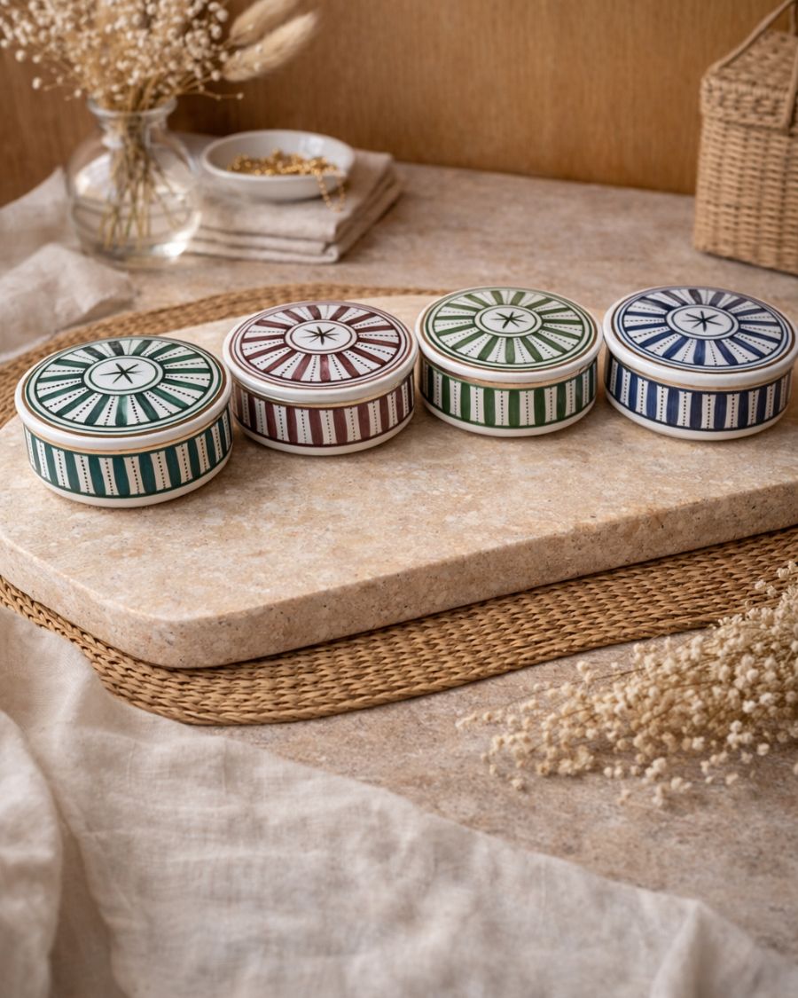 Boîtes artisanales décoratives