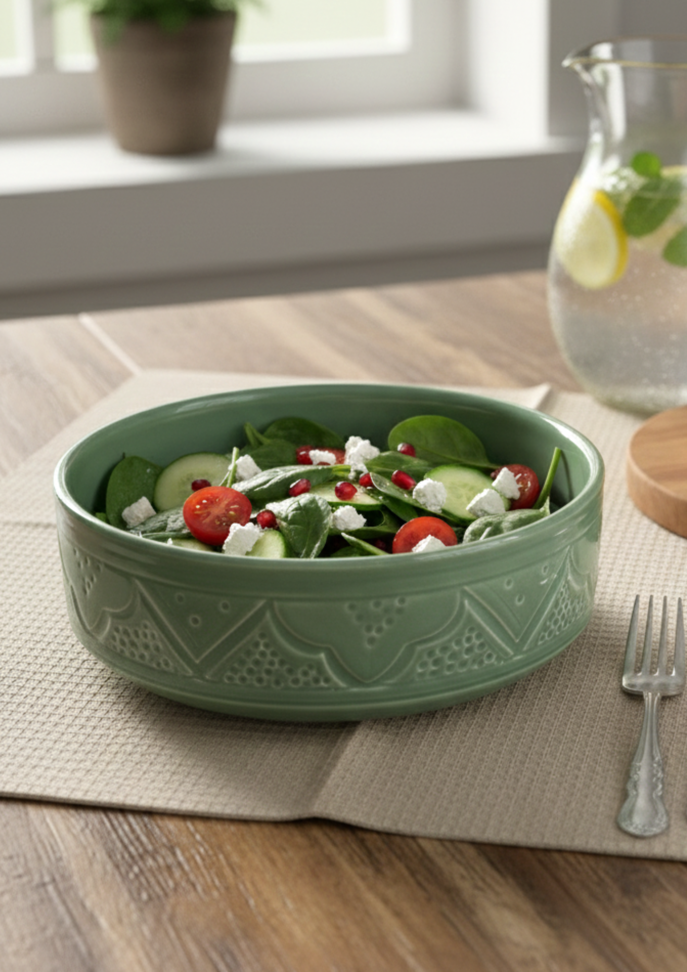 Bol artisanal 17 cm sans fil d'Or