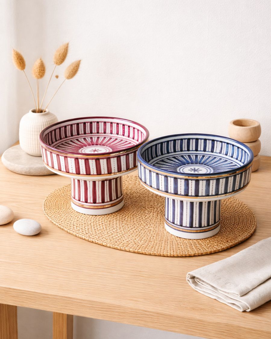 Coupes artisanales sur pied – Motifs traditionnels