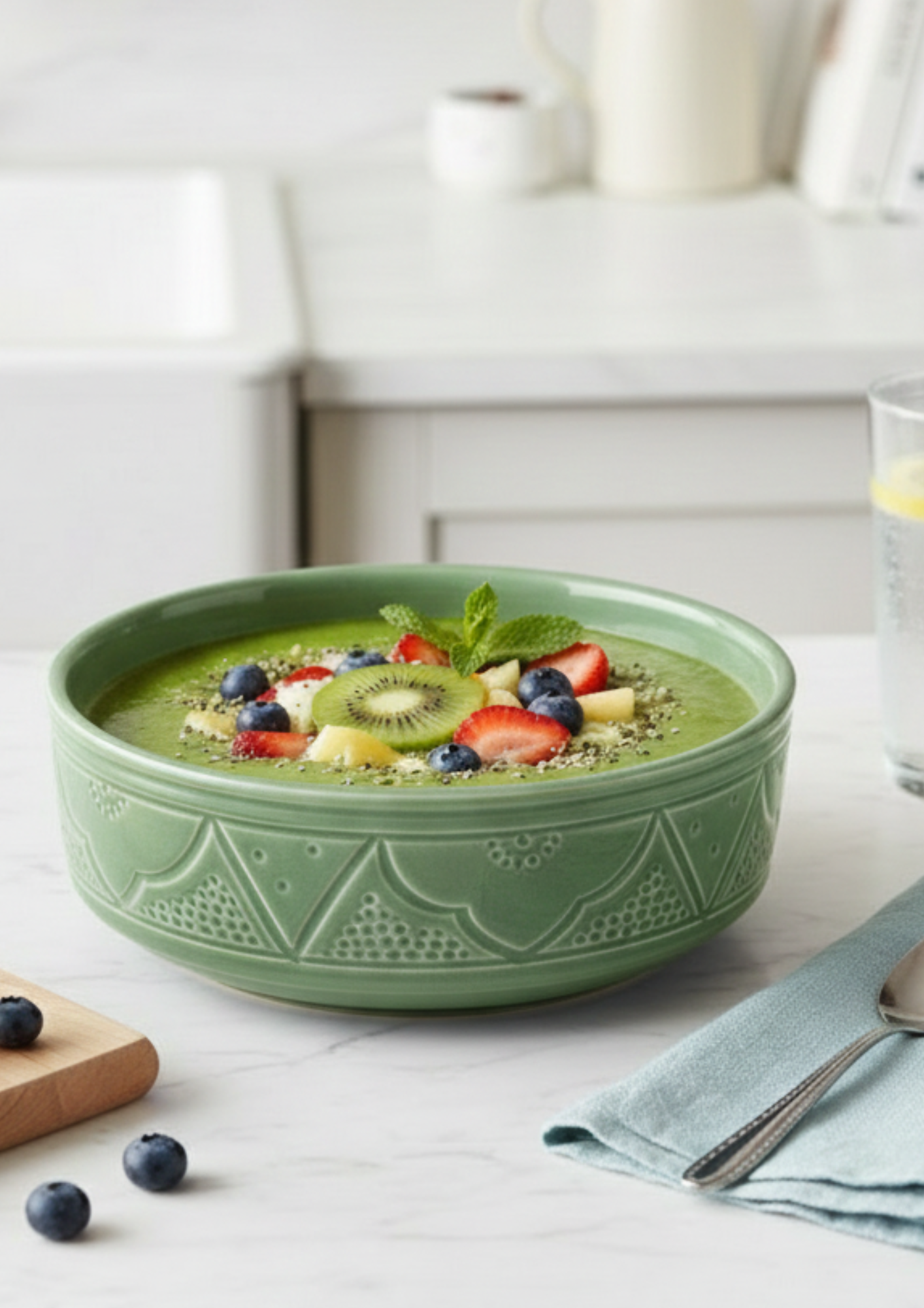 Bol artisanal 20 cm sans fil d'Or