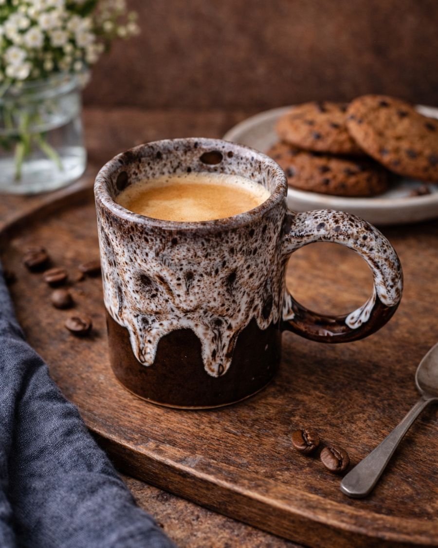 Mugs artisanaux émaillés (pièces uniques)