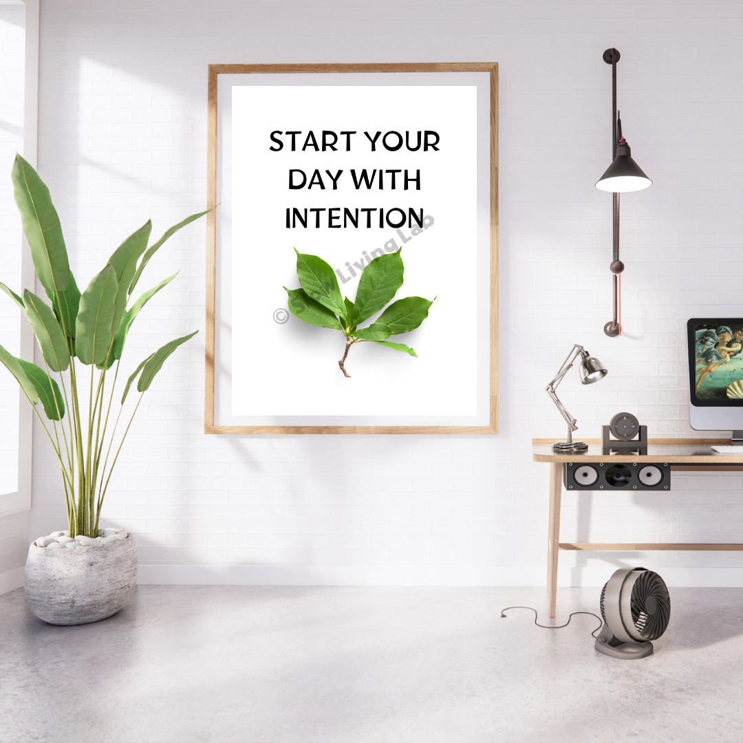 Intention- Printable poster