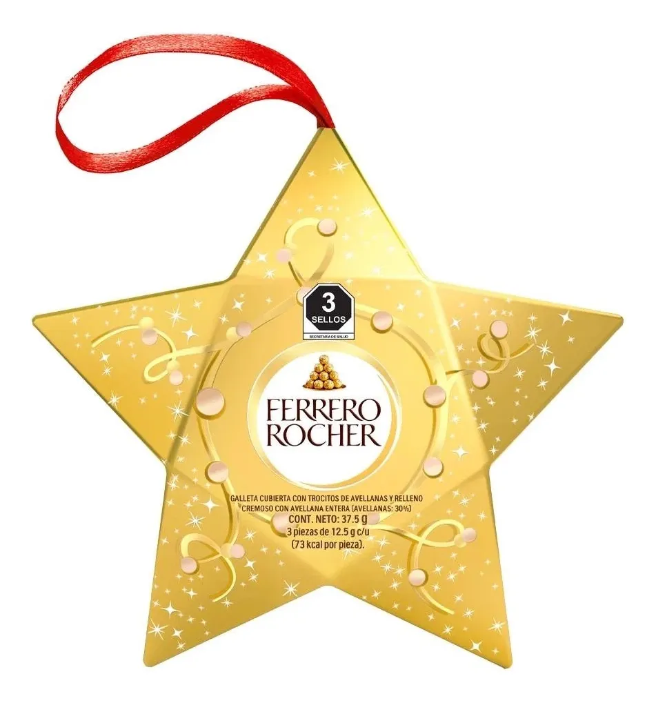 Ferrero Rocher Estrella de Navidad 37.5 gr