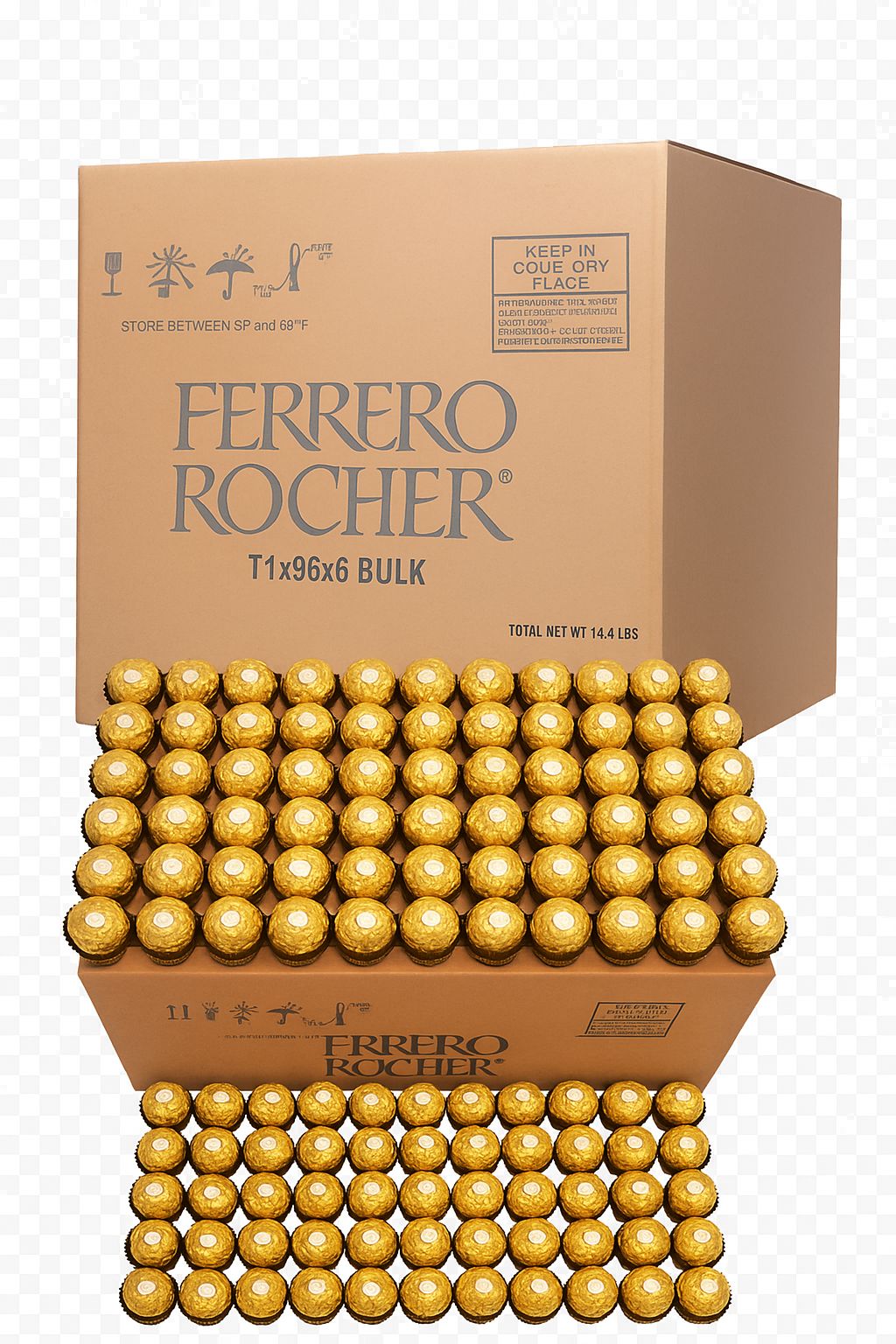 Ferrero Rocher Granel Caja con 576 pzas 