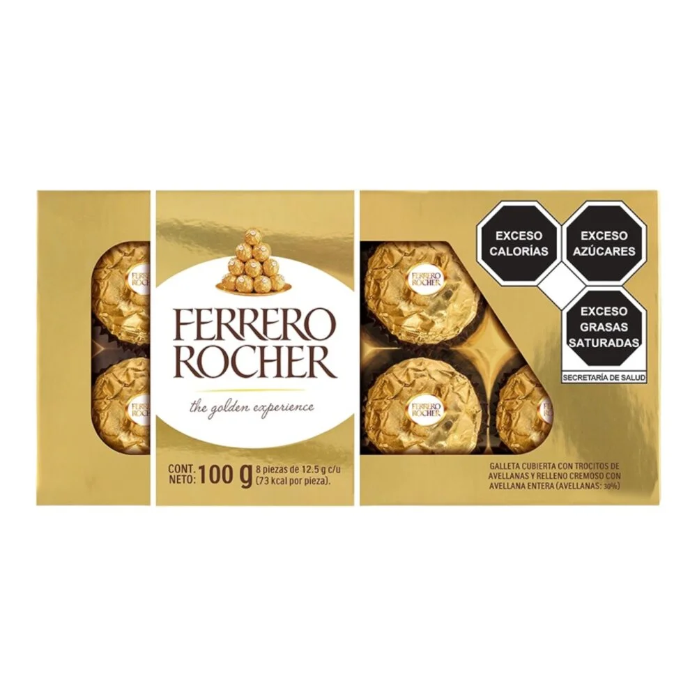 Ferrero Rocher Chocolate con 8 pzas