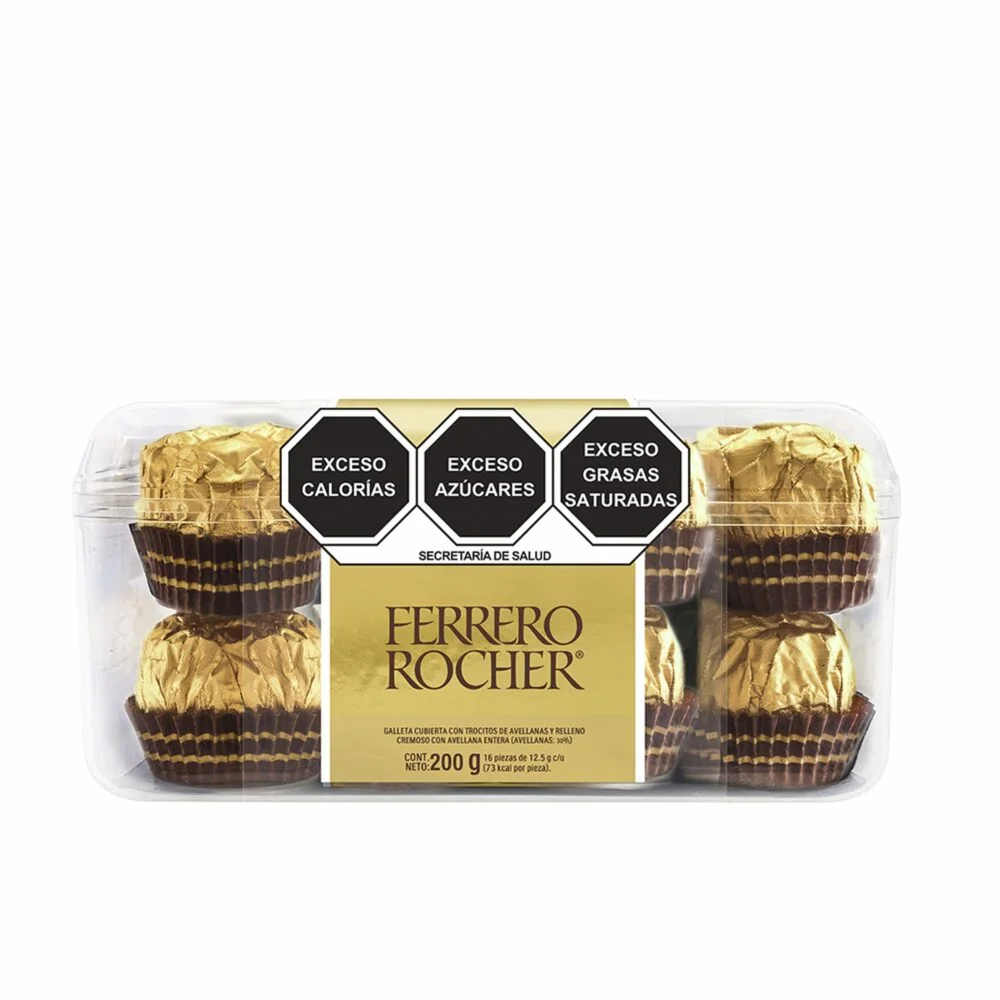 Ferrero Rocher Chocolate estuche con 16 pzas 