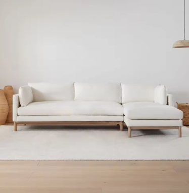 Modern White Sectional Sofa