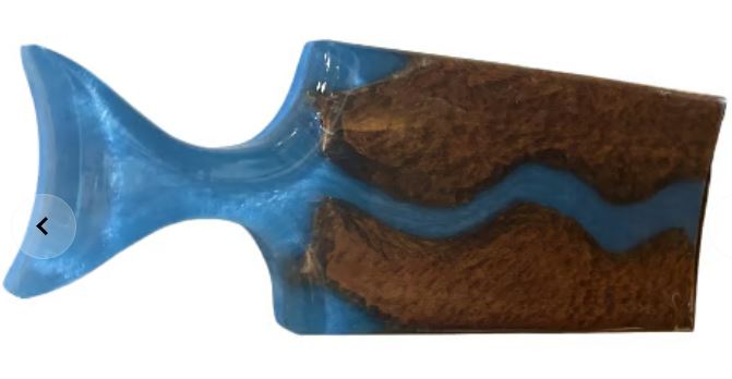 Handcrafted Resin and Ancient Kauri Wood Serving Board