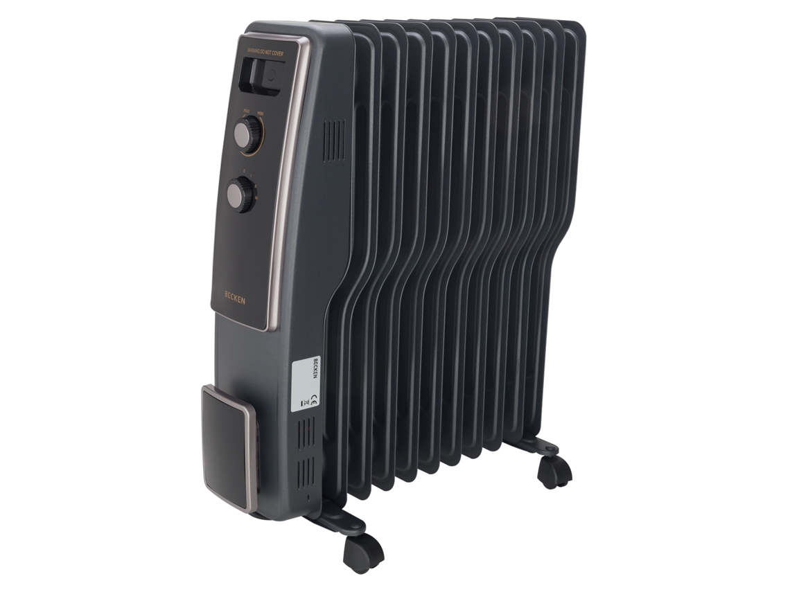 Aquecedor a óleo Becken preto