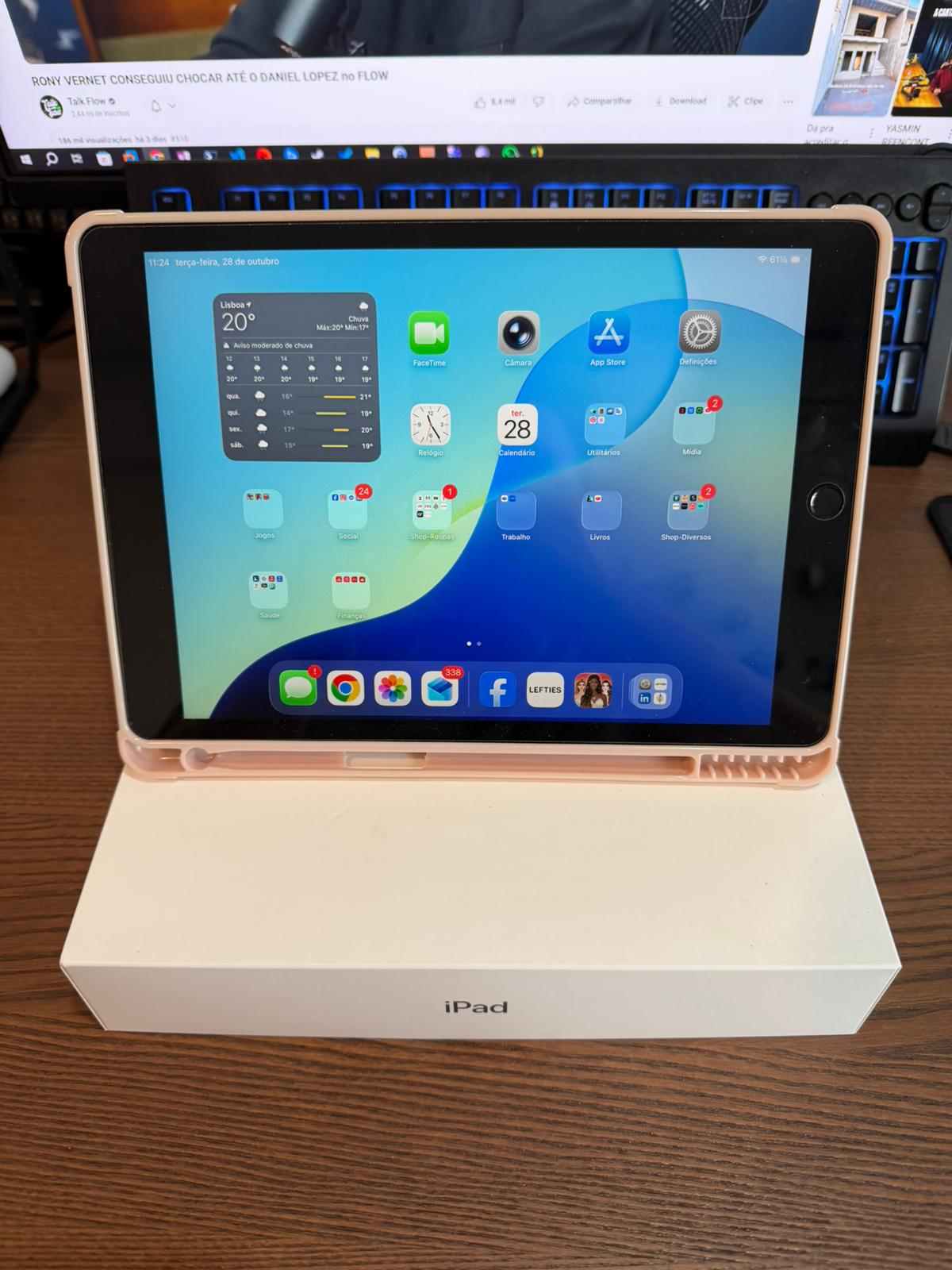 iPad 9ª geração 64GB como novo