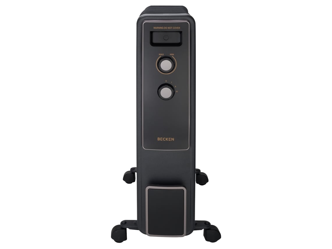 Aquecedor a óleo Becken preto