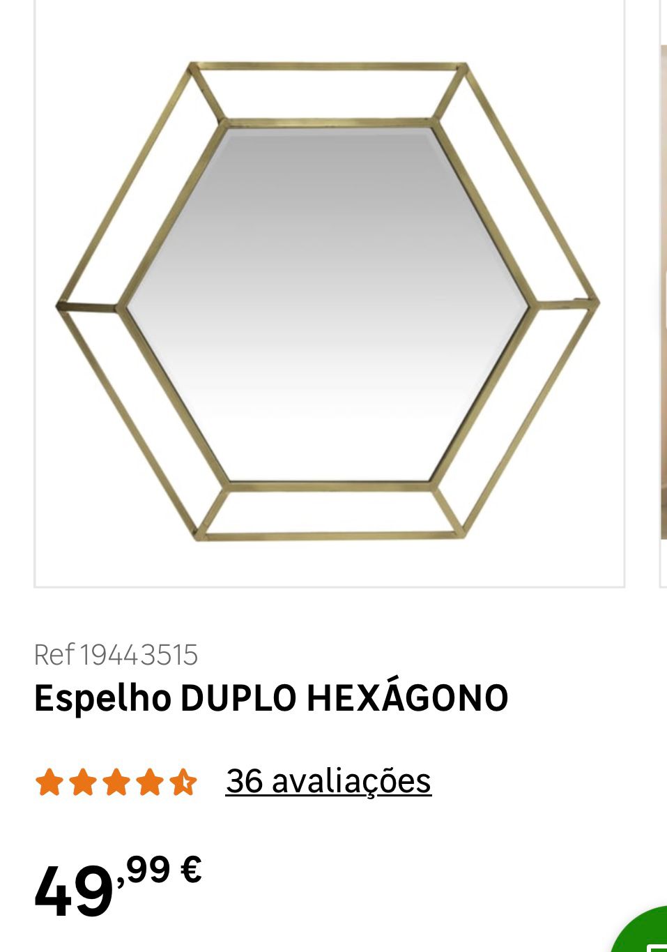 Espelho para enfeite / sala