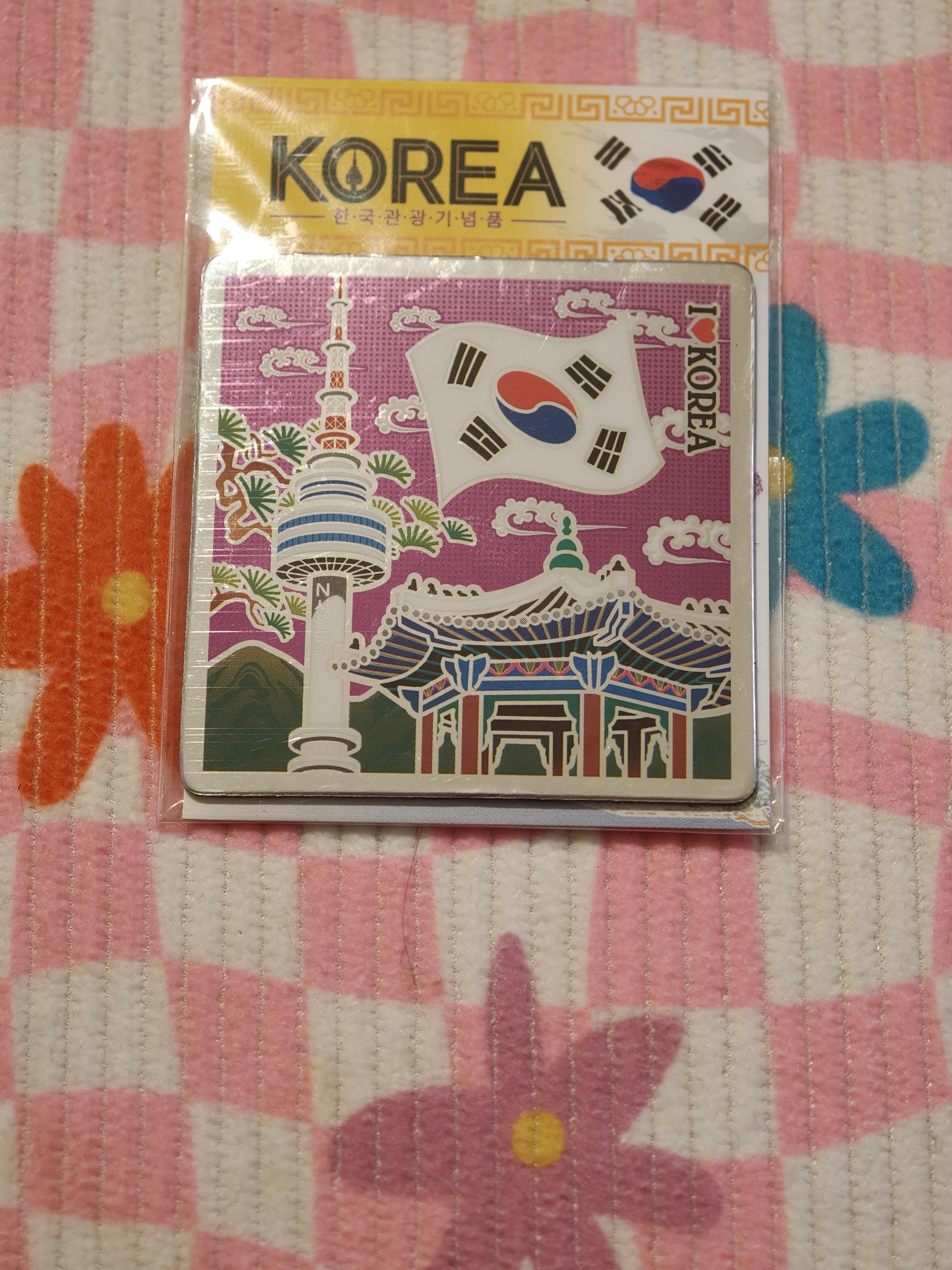 Aimant souvenir made in corée du sud