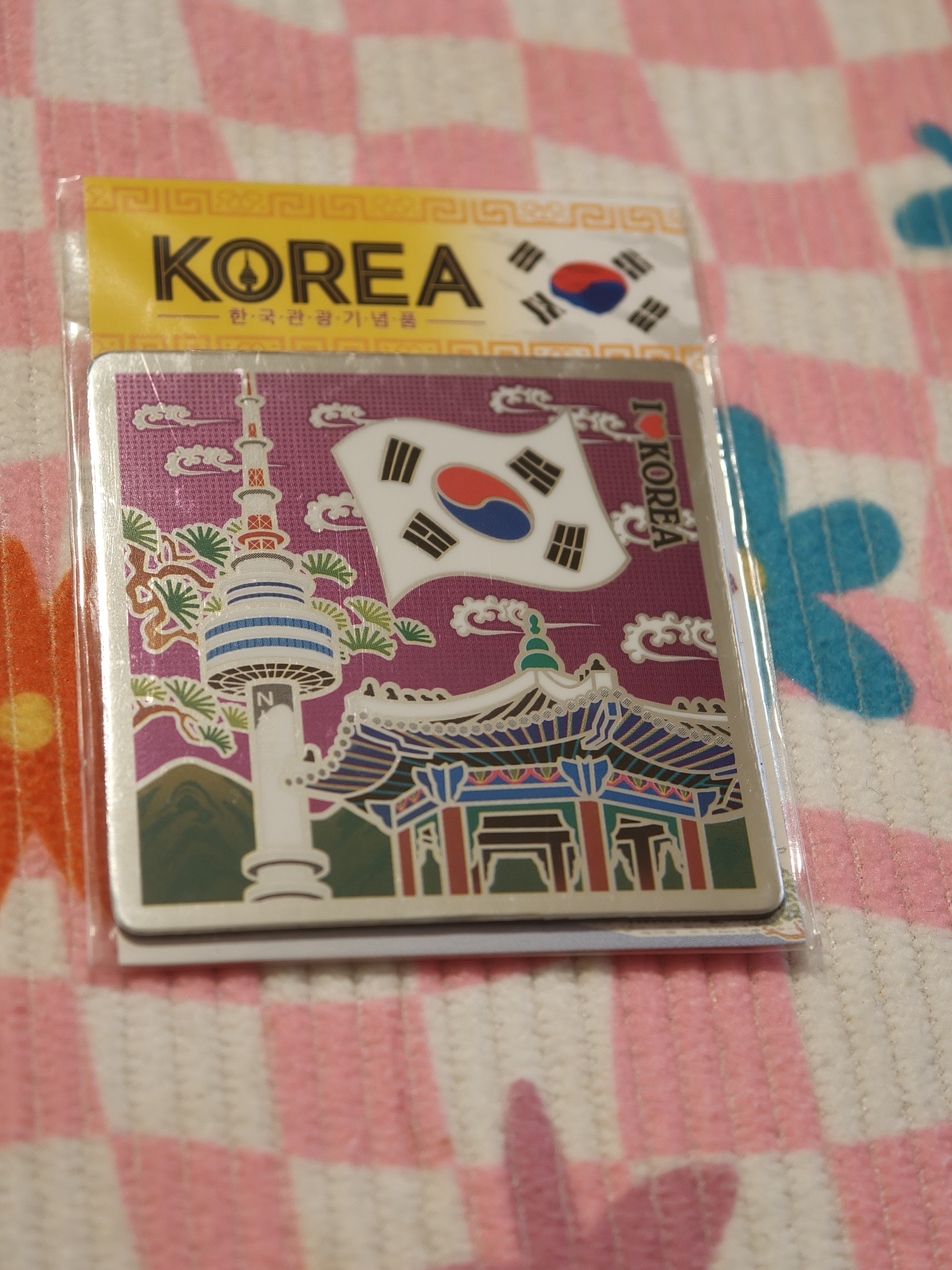 Aimant souvenir made in corée du sud