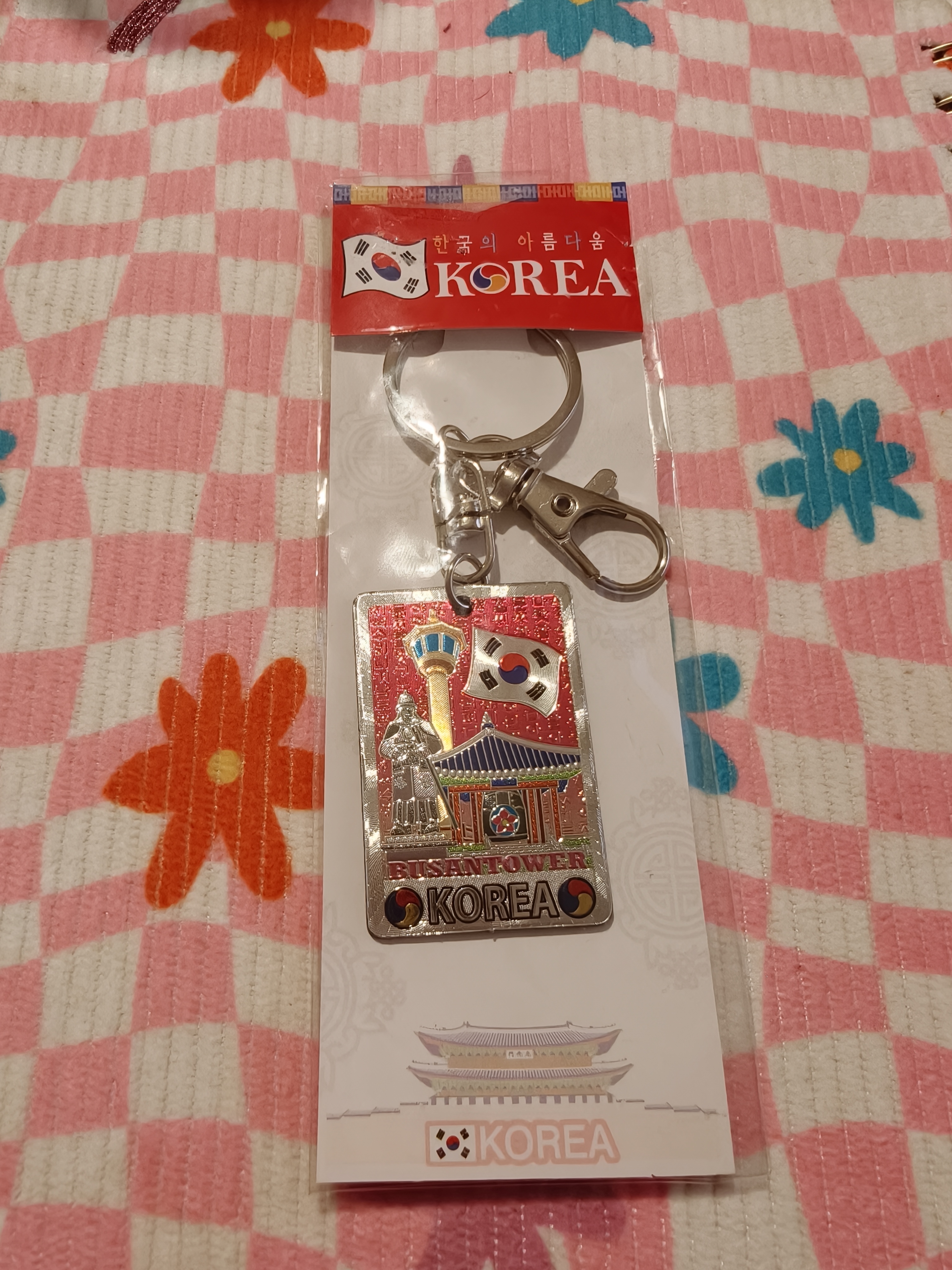 Porte-clés souvenir corée du sud 