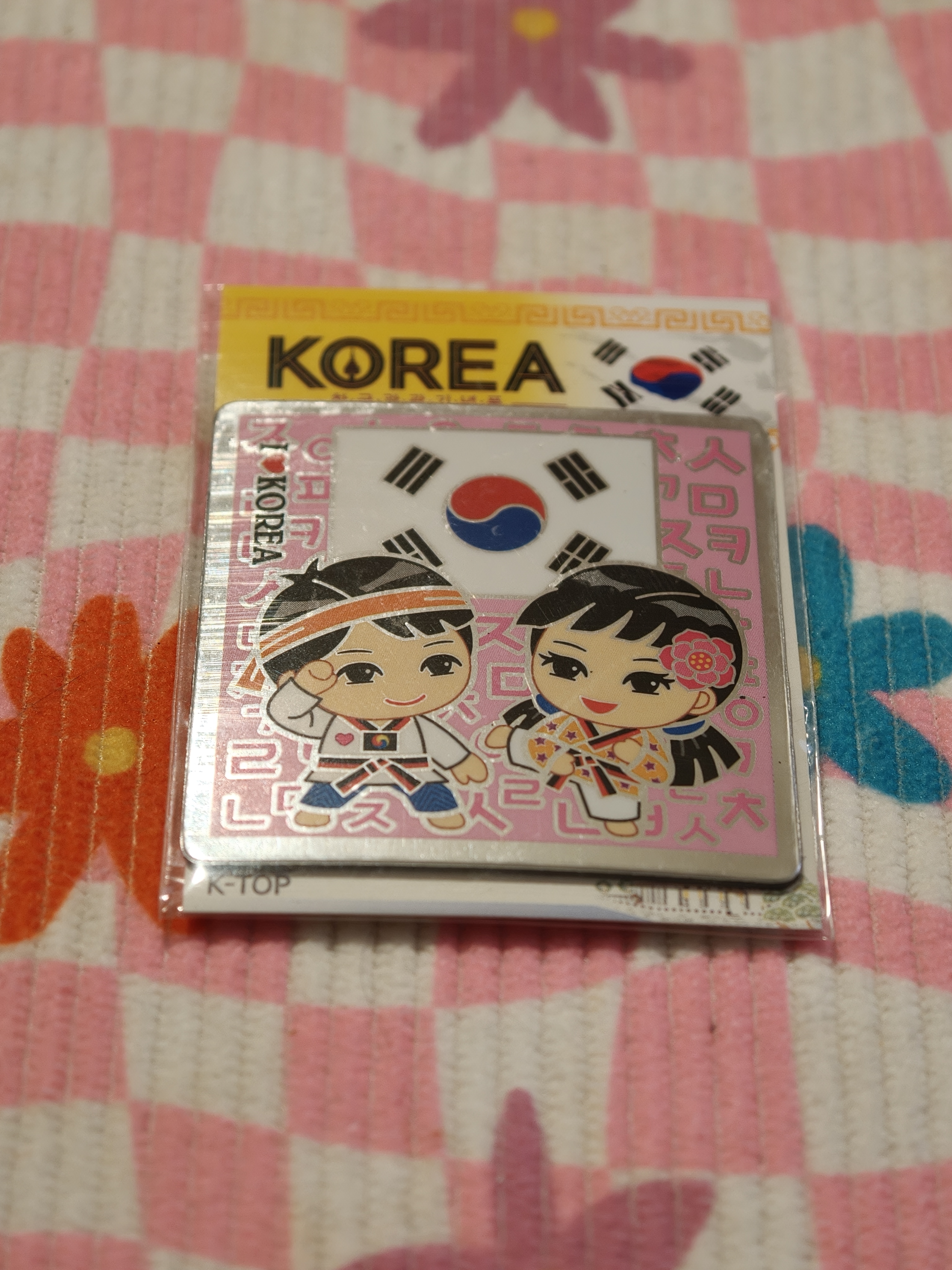 Aimant souvenir made in Corée du Sud