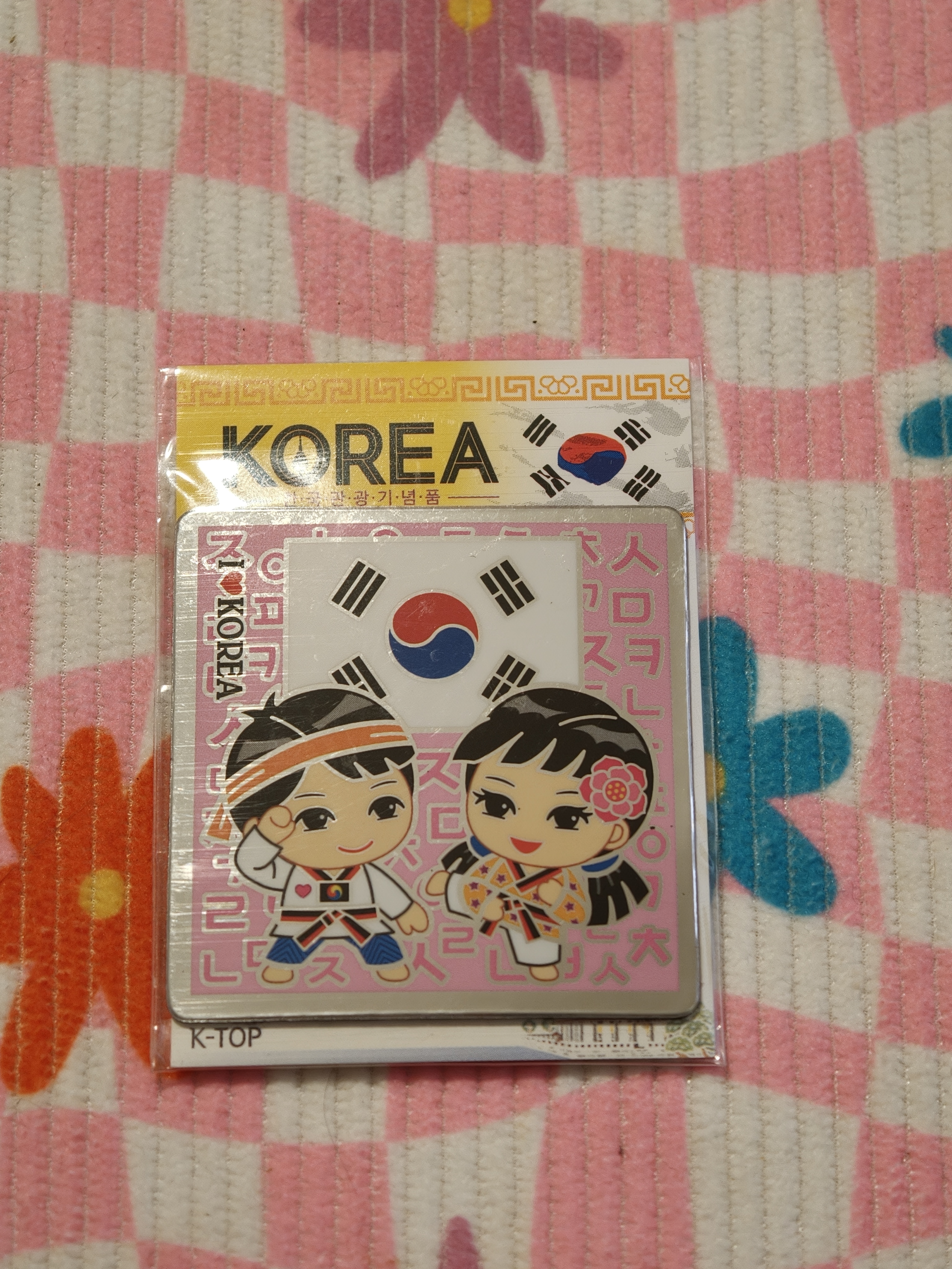 Aimant souvenir made in Corée du Sud