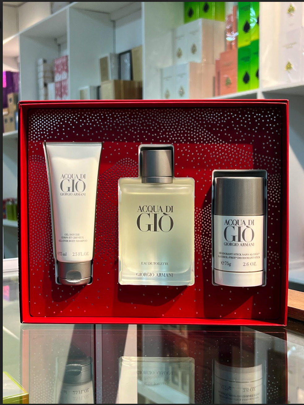 GIFT SET - GA "ACQUA DI GIO" 3.4OZ 3PCS