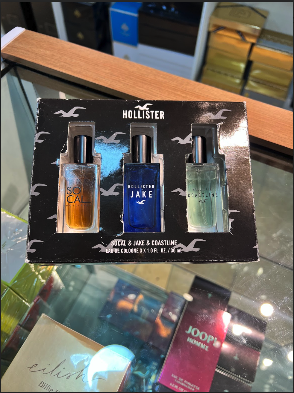 Set Hollister Social, Jake y Coastline (Incluye 3 fragancias