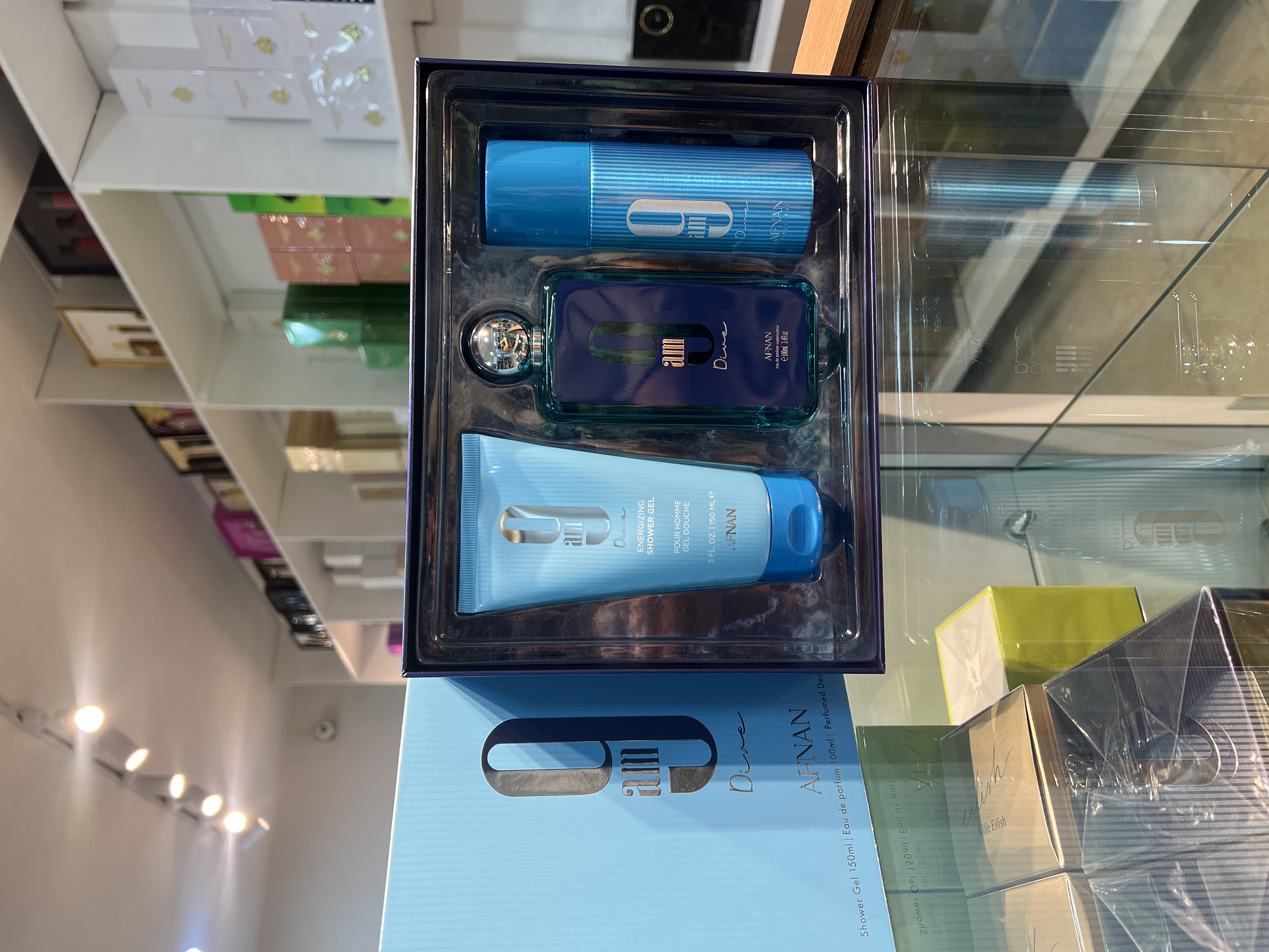 SET AFNAN 9AM DIVE MEN ( 3PC ) 3.4 OZ EDP SP / 5.0 OZ SHOWERGEL / 5.0 OZ DEO