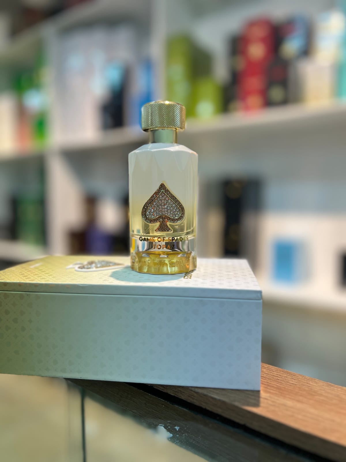 J0 MILANO " GAME OF SPADES TOPAZ" 3 0Z PARFUM