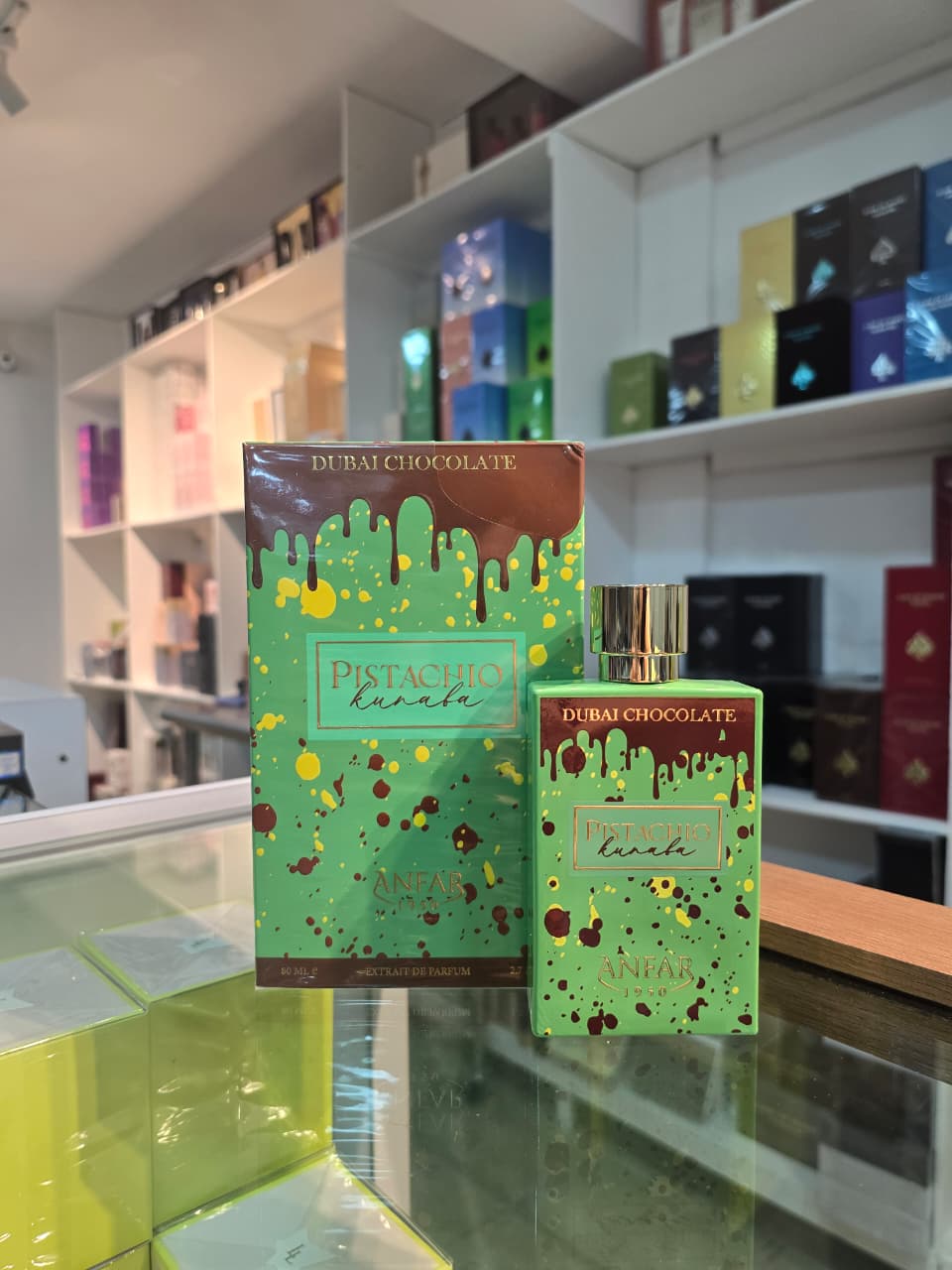 Anfar Pistache Kunafa Dubai Chocolate 3.4OZ	