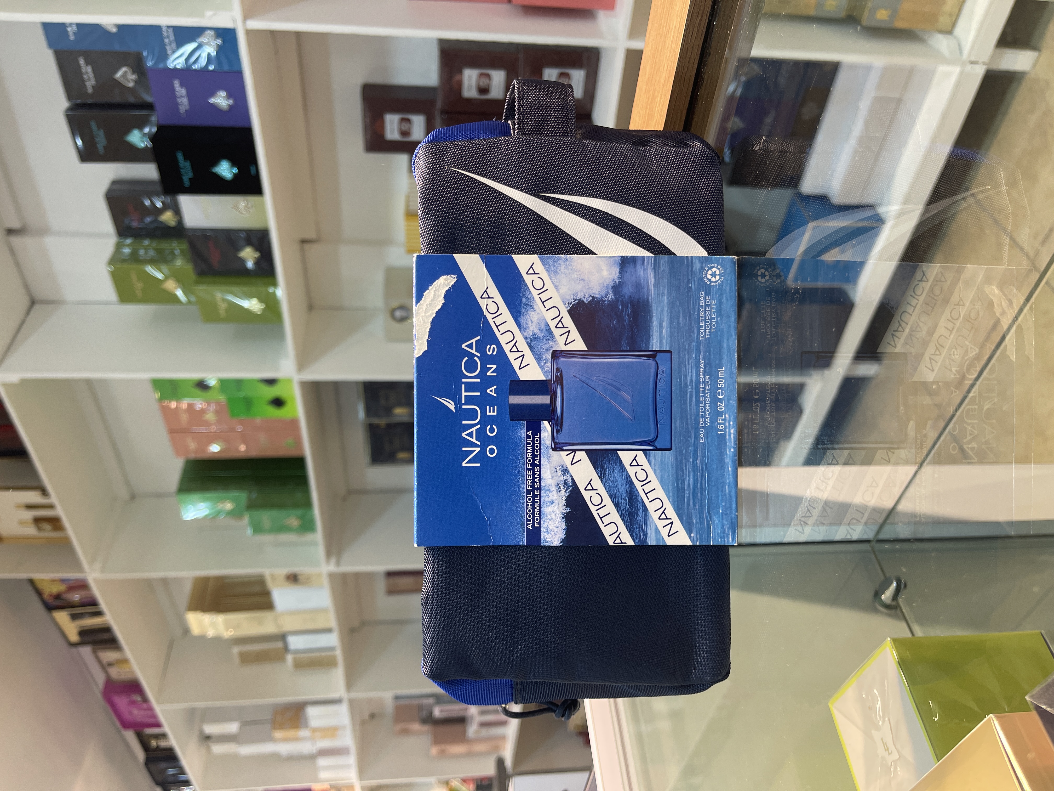 Perfume Nautica Oceans Kit + Bulto + Perfume + Crema