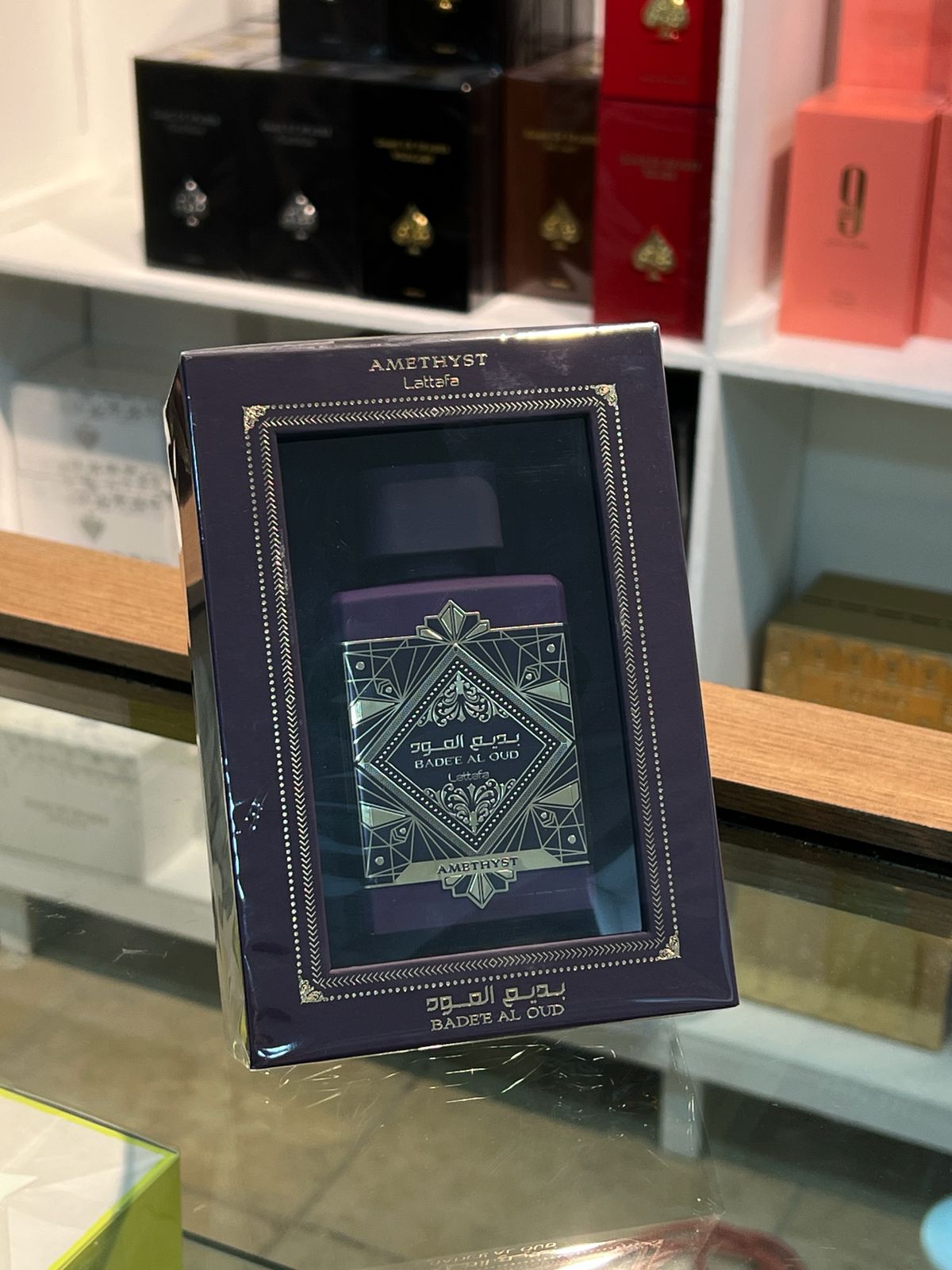 LATTAFA "OUD FOR GLORY AMETHYST" 3.4 OZ .EDPSPRAY