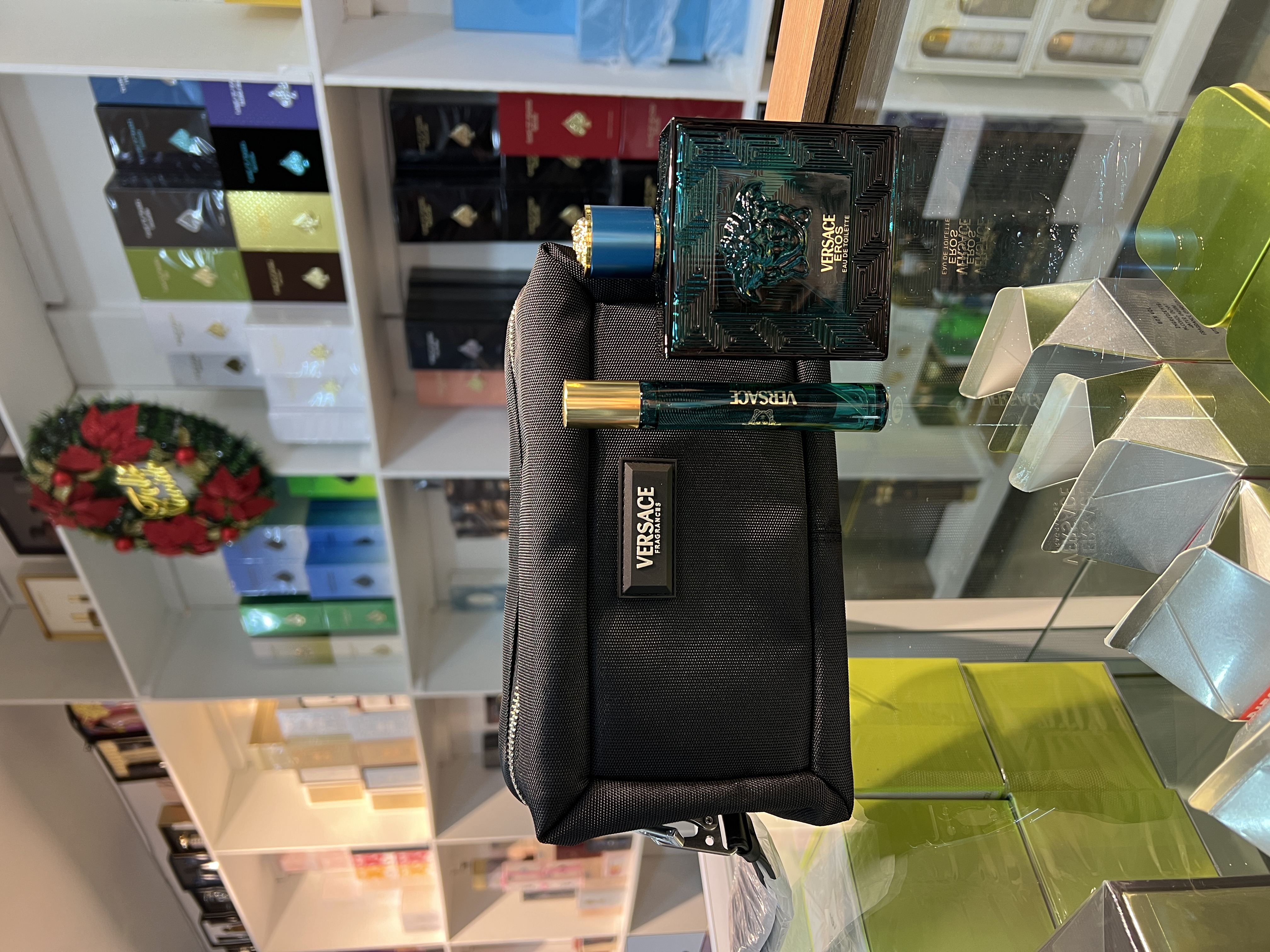 GIFT SET - VERSACE EROS EDP 3.4OZ. EDP SPR 2PCS MEN