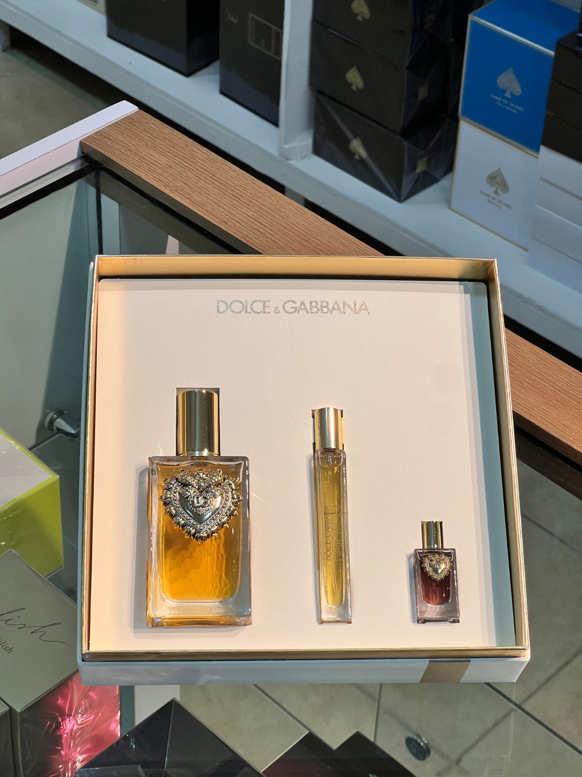 GIFT SET - D&G "DEVOTION" 3.4 OZ EDP WOMEN 3 PCS