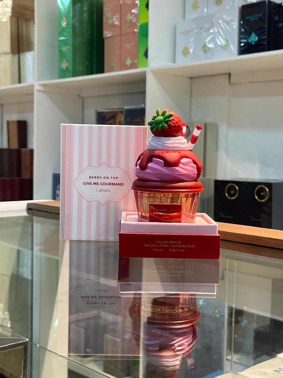 LATTAFA GIVE ME GOURMAND BERRY ON TOP WOMEN 2.5 OZEDP