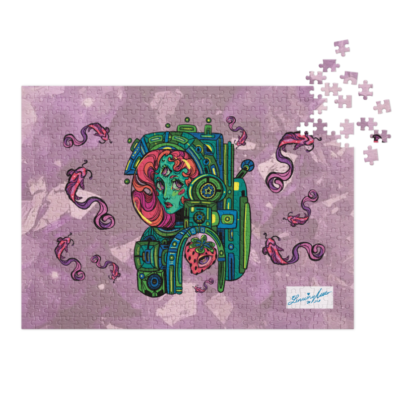 Limited Edition Lemony Artt 500pc Puzzle with Tin