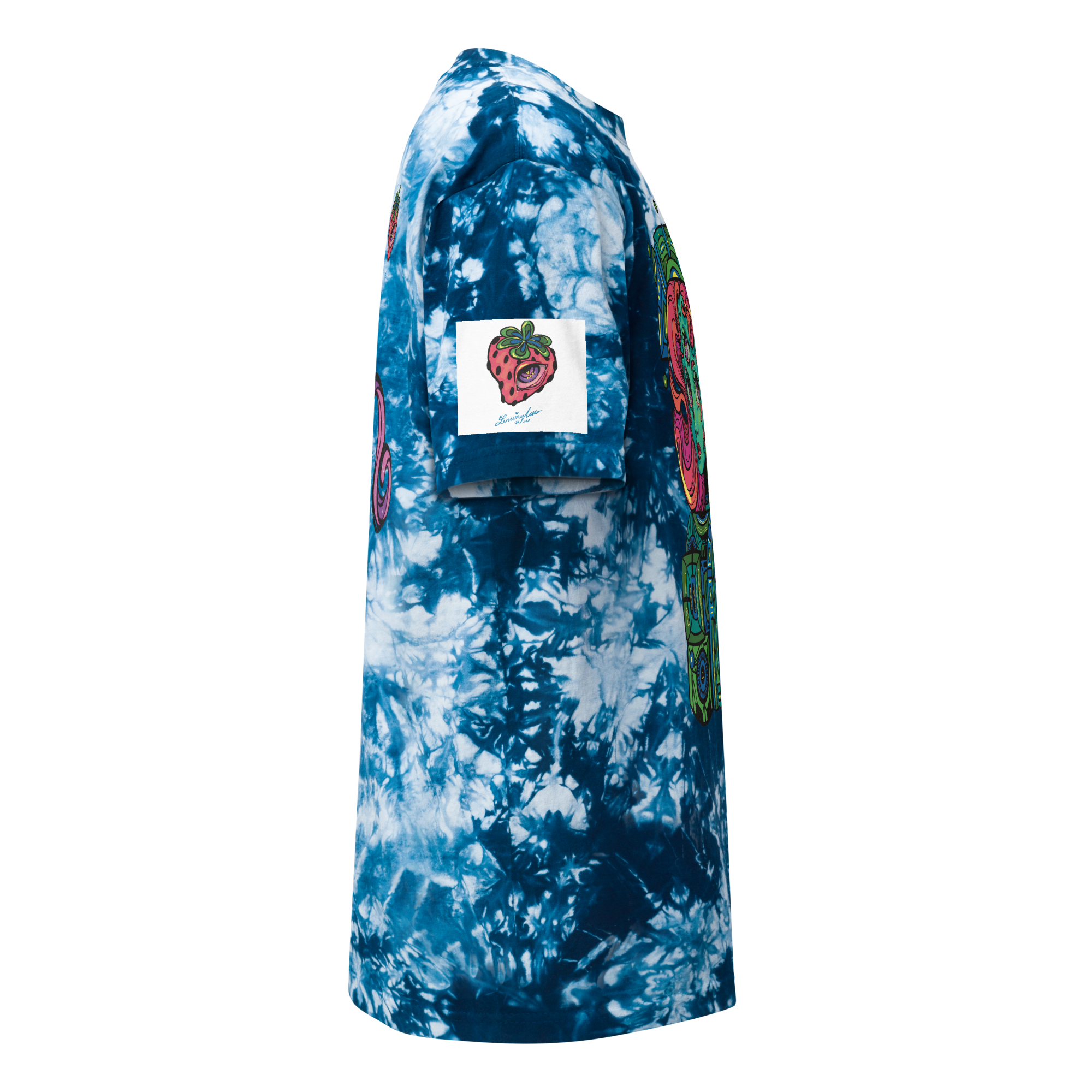 Limited Edition Lemony Artt Oversized Tie-Dye T-shirt