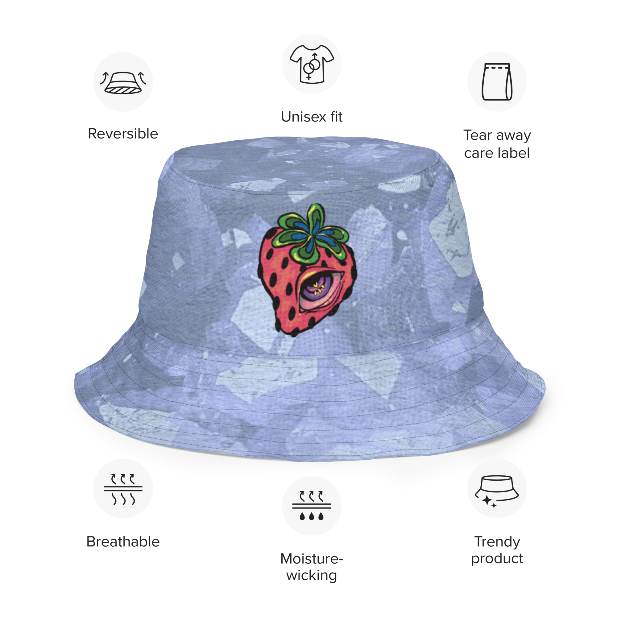 Limited Edition Lemony Artt Reversible Bucket