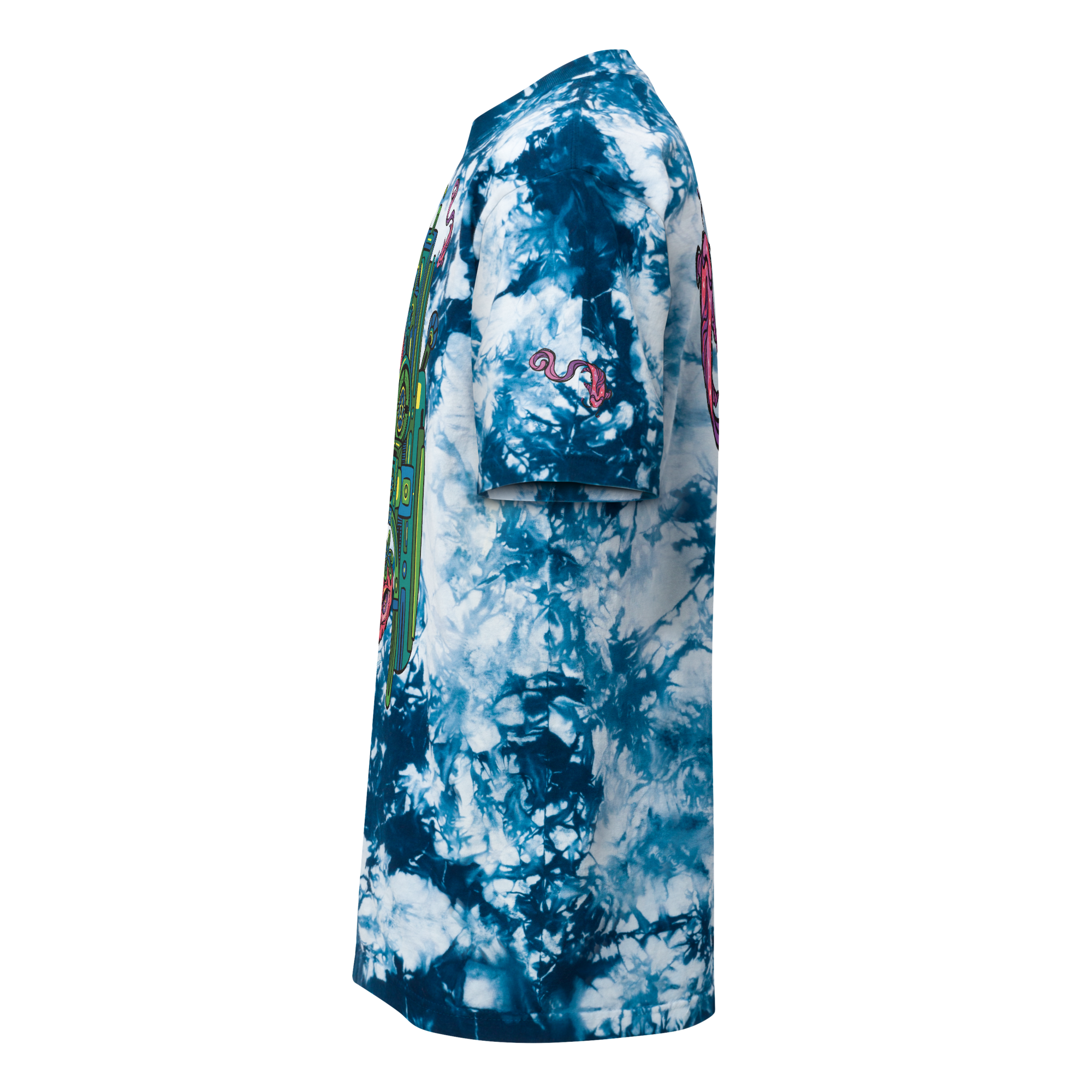 Limited Edition Lemony Artt Oversized Tie-Dye T-shirt