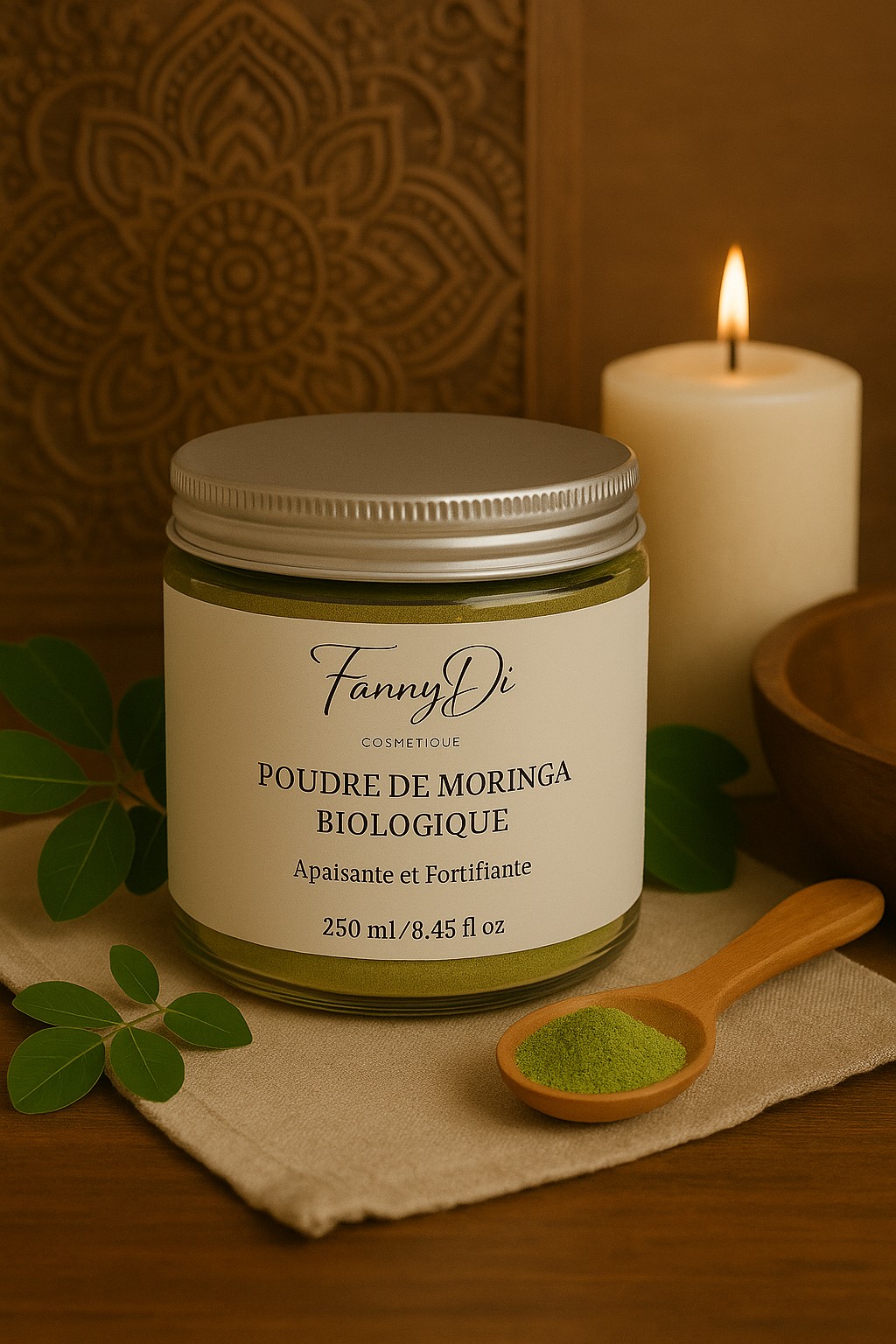 Poudre de Moringa Bio – Soin Capillaire Ayurvédique Naturel – Fortifiante & Nourrissante pour les  Cheveux