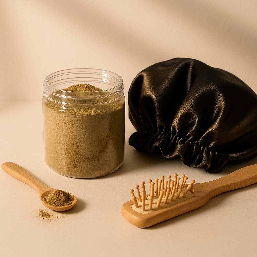 Poudre d’Amla Bio – Soin Capillaire Ayurvédique Naturel – Brillance & Volume – Cheveux Secs, Ternes ou Cassants