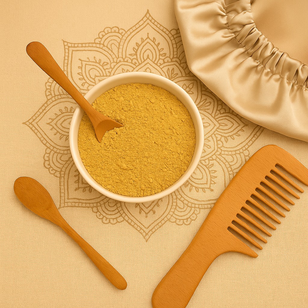 Poudre de Fenugrec Bio –  Soin Capillaire Ayurvédique Naturel – Stimulante et Fortifiante