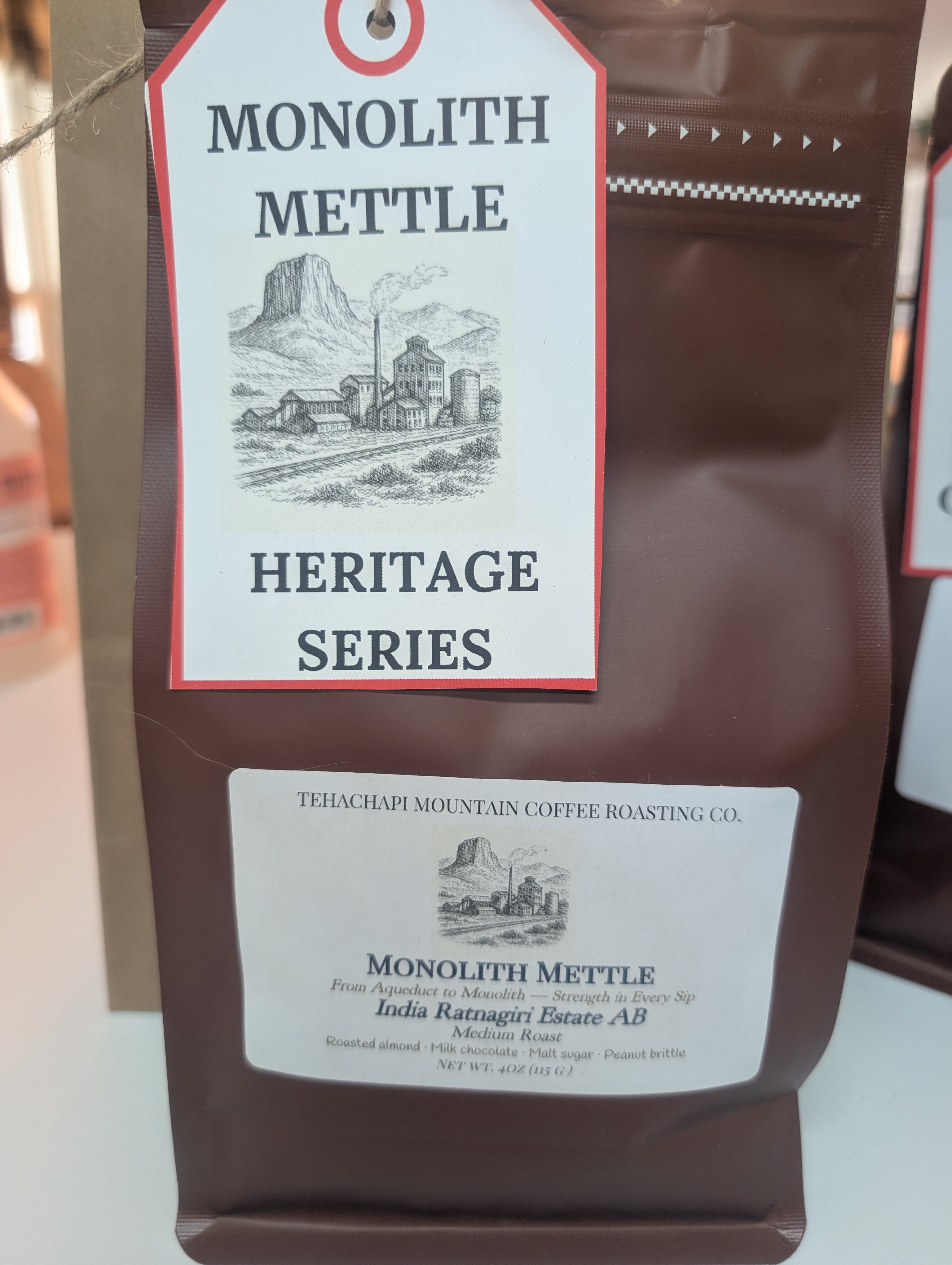Monolith Mettle India Ratnagiri Estate AB Medium Roasted Coffee Beans