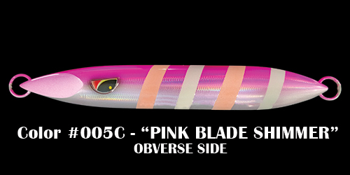 AURIX-005C “Pink Blade Shimmer” Metal Jig