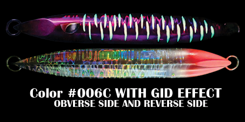  AURIX-006C “Purple Vortex Spiral” Metal Jig