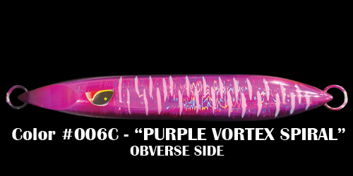  AURIX-006C “Purple Vortex Spiral” Metal Jig