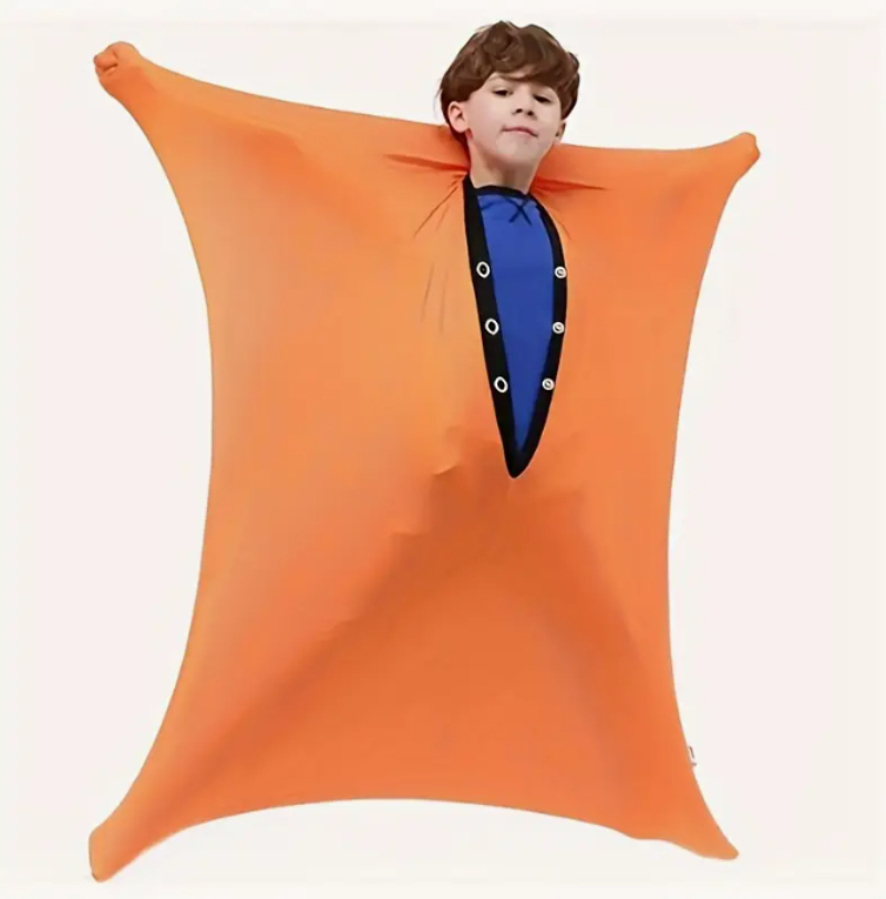 Kids Sensory Compression Body Sock – Autism & ADHD Deep Pressure Calming Tool (Ages 3+)
