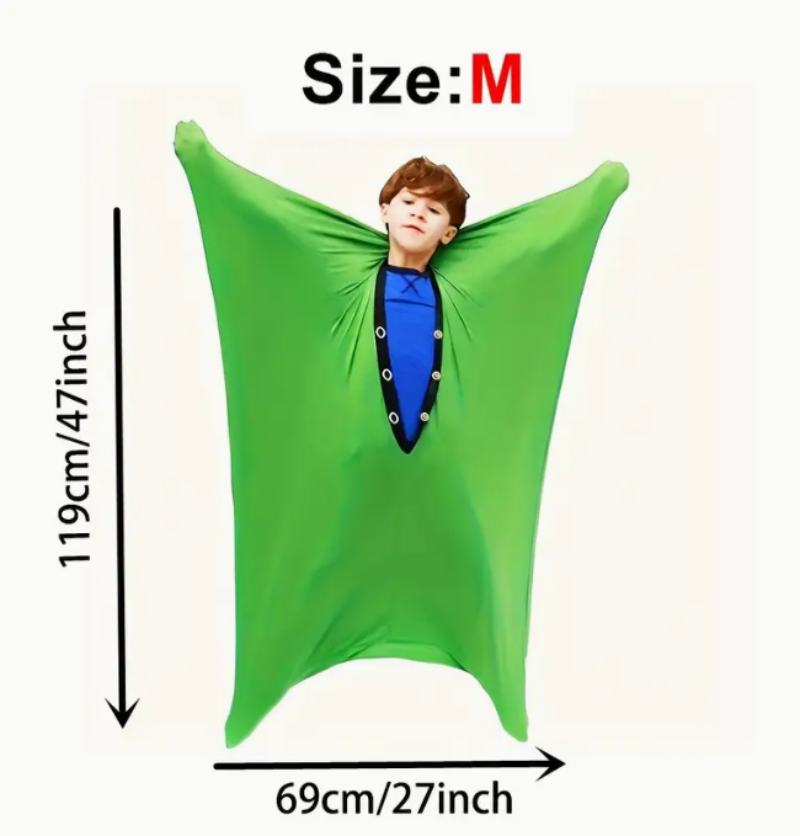 Kids Sensory Compression Body Sock – Autism & ADHD Deep Pressure Calming Tool (Ages 3+)