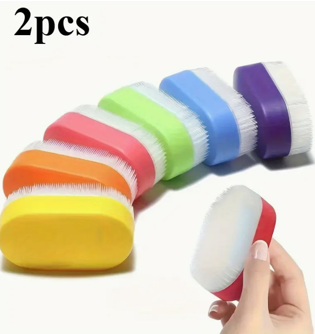 💛 2-Piece Sensory Brush Set – Soft-Touch Therapy Tools for Calming & Gentle Stimulation