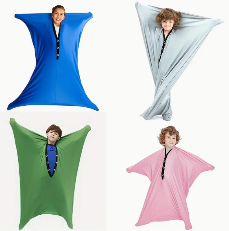 Kids Sensory Compression Body Sock – Autism & ADHD Deep Pressure Calming Tool (Ages 3+)
