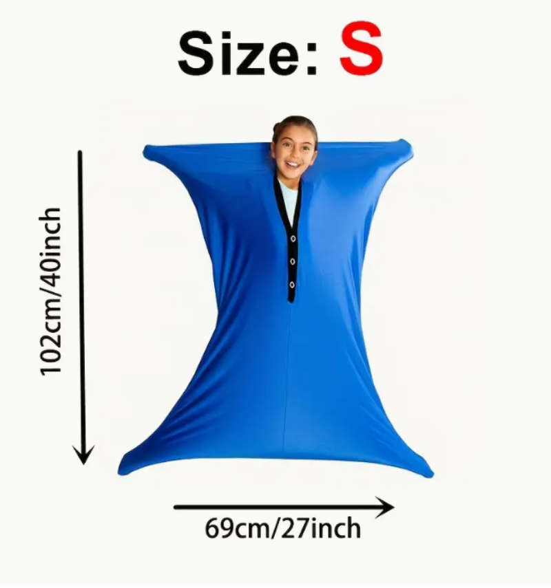 Kids Sensory Compression Body Sock – Autism & ADHD Deep Pressure Calming Tool (Ages 3+)