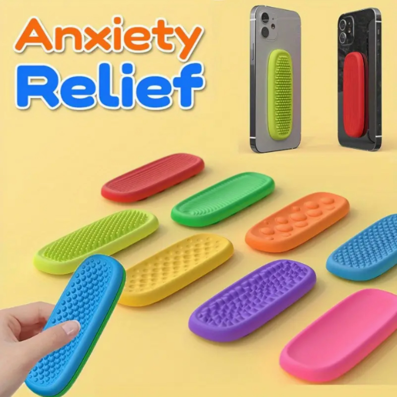 Sensory Silicone Textured Strips β 8-Piece Set for Calming & Focus