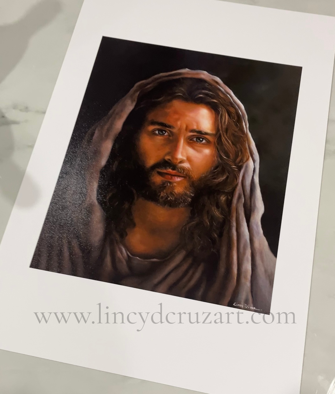 "My Gentle Christ" Giclée Print on Paper/ Canvas