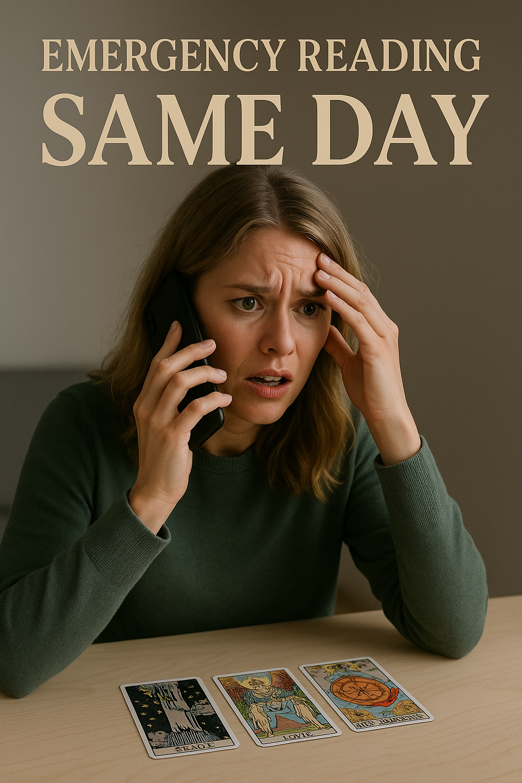 Same Day  one hour Emergency Tarot Reading